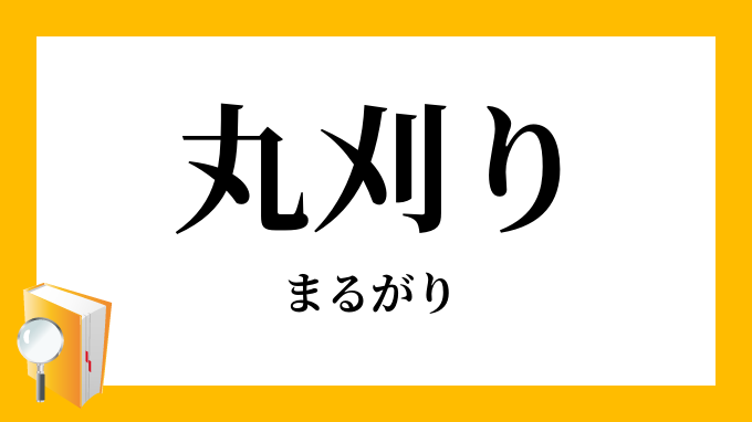 丸刈り 丸刈 まるがり の対義語 反対語